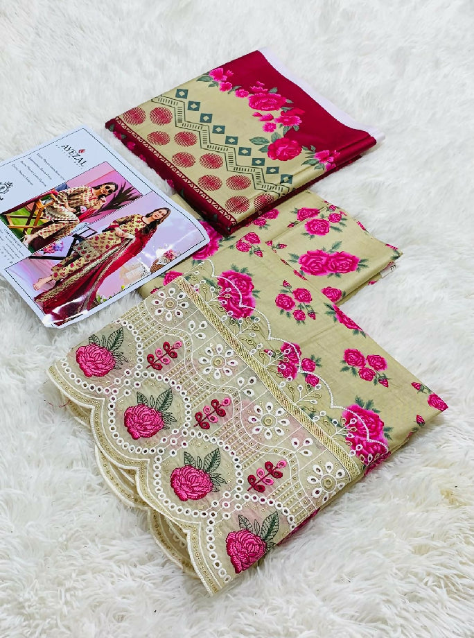 Ayzel Linen Allover 3PC