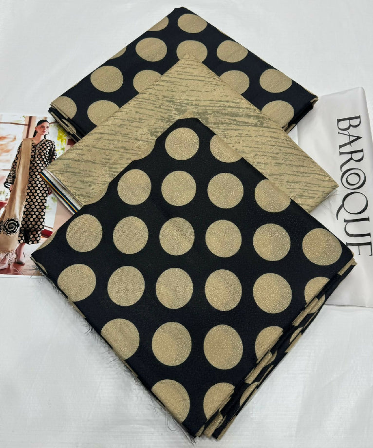 Unstitched PURE KARANDI Three Piece