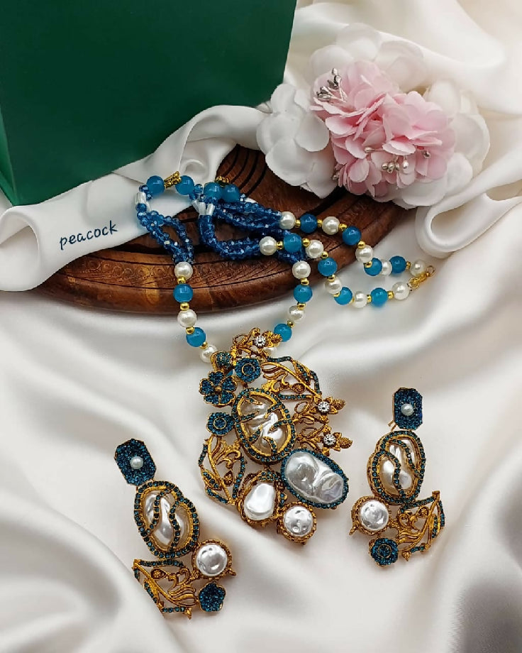 Turkish mother pearl mala set