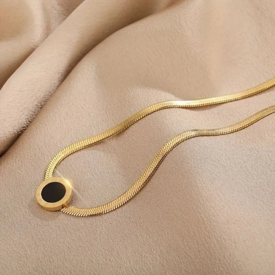 Roman numeral necklace