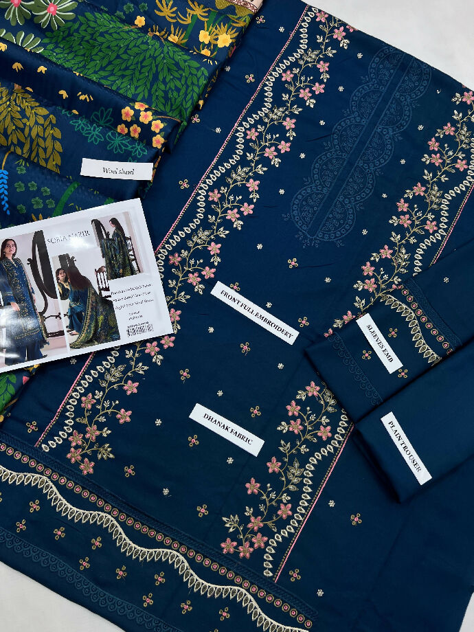 Sobia Nazir Premium Dhanak – With Digital Wool Shawl