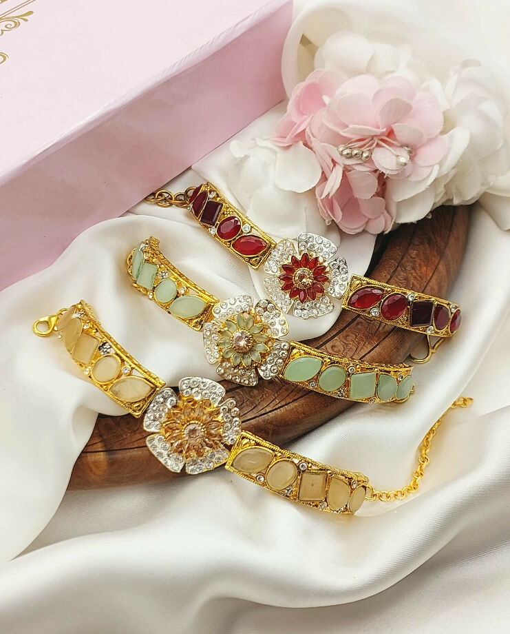 Fancy stone bracelet