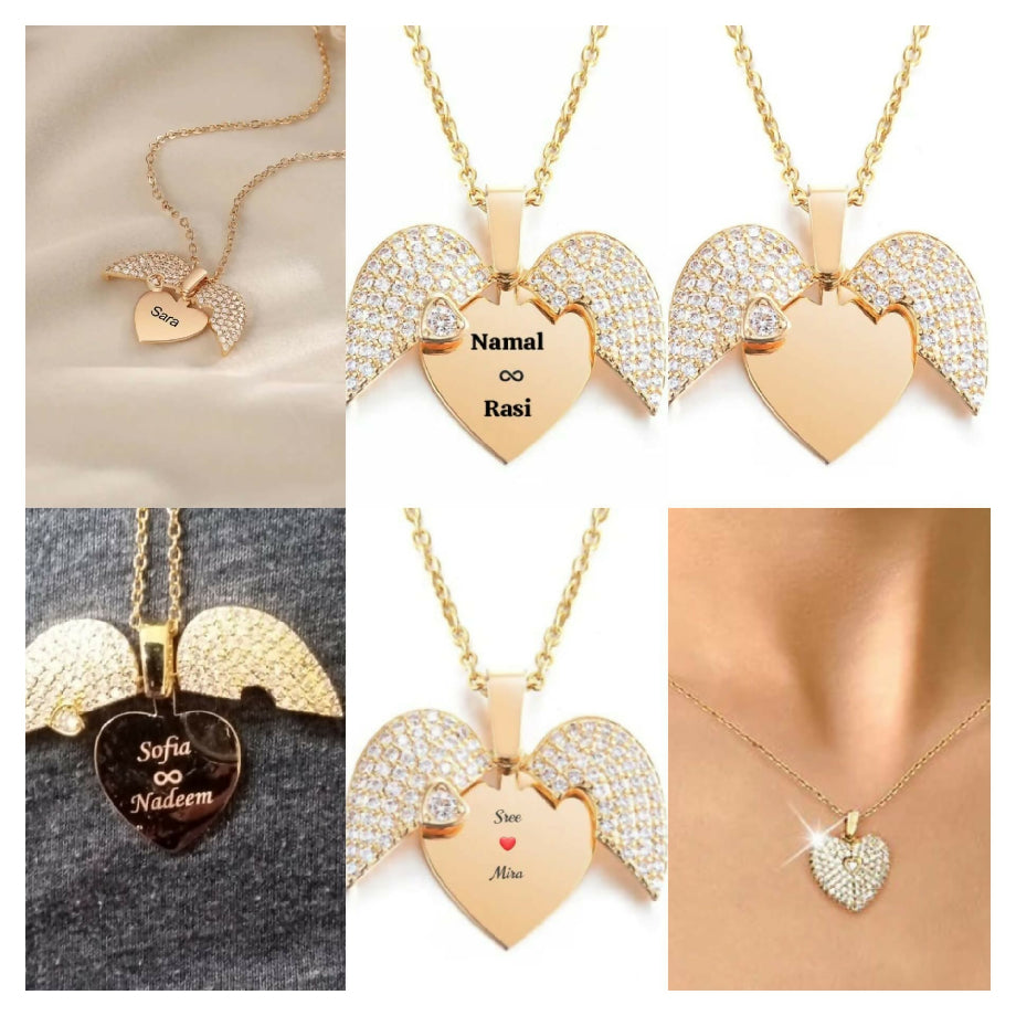 Customized Locket Chain with Name & Picture