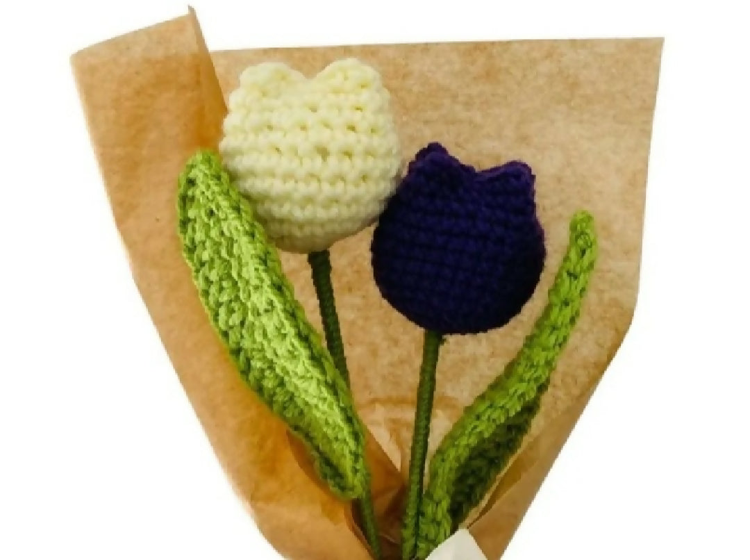 Handmade crochet flowers