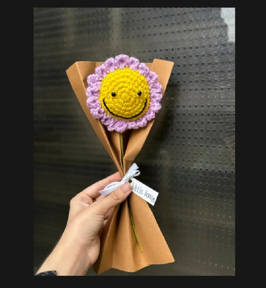 Crochet handmade flowers