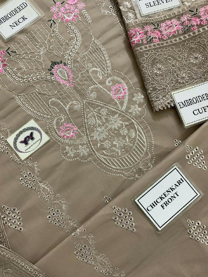 Unstitched party wear dress for women