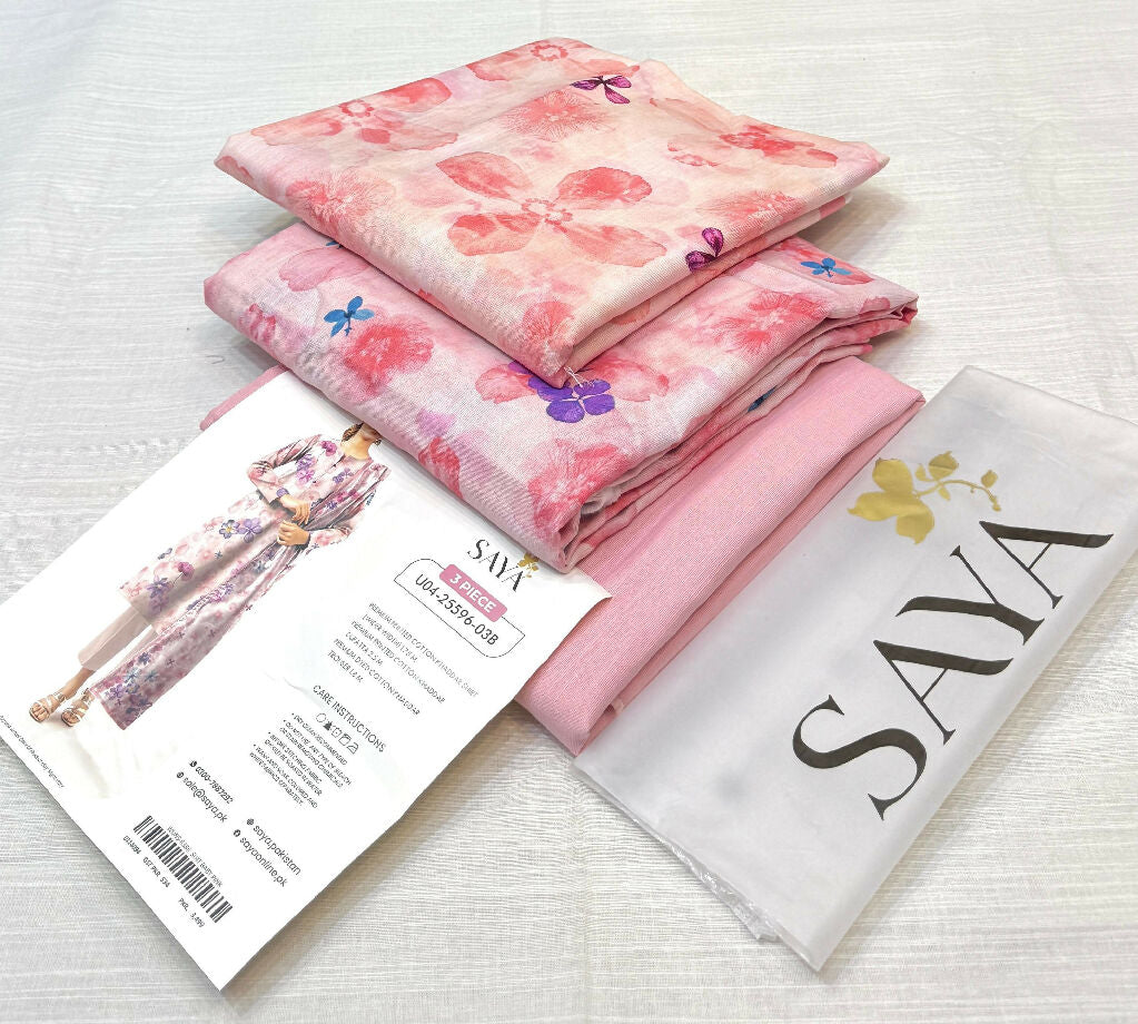 SAYA original brand fabric soft khadar available defrint design