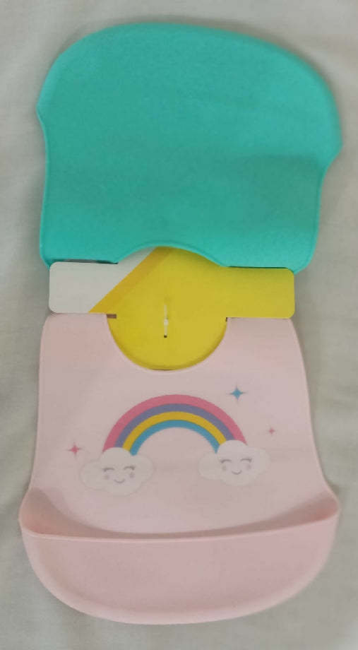 2 piece silicon Bibs set