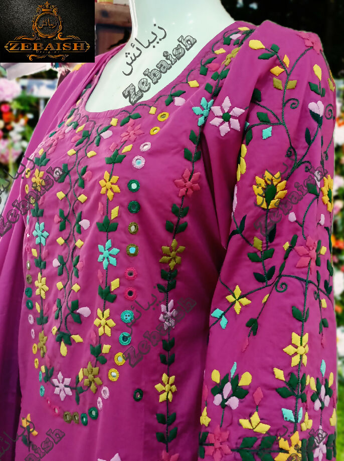 Patti (Leaf) Applique handwork Suit