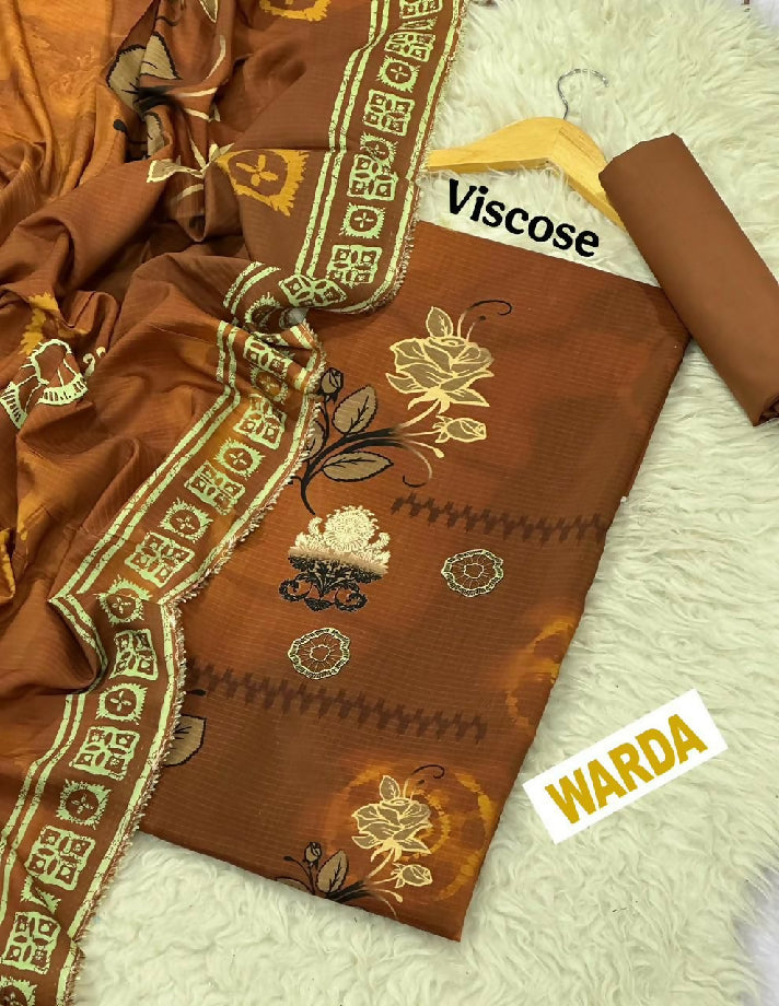 Unstitched Khaddar 3pc