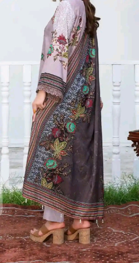 Ladies dress/winter stuff unstitch dress