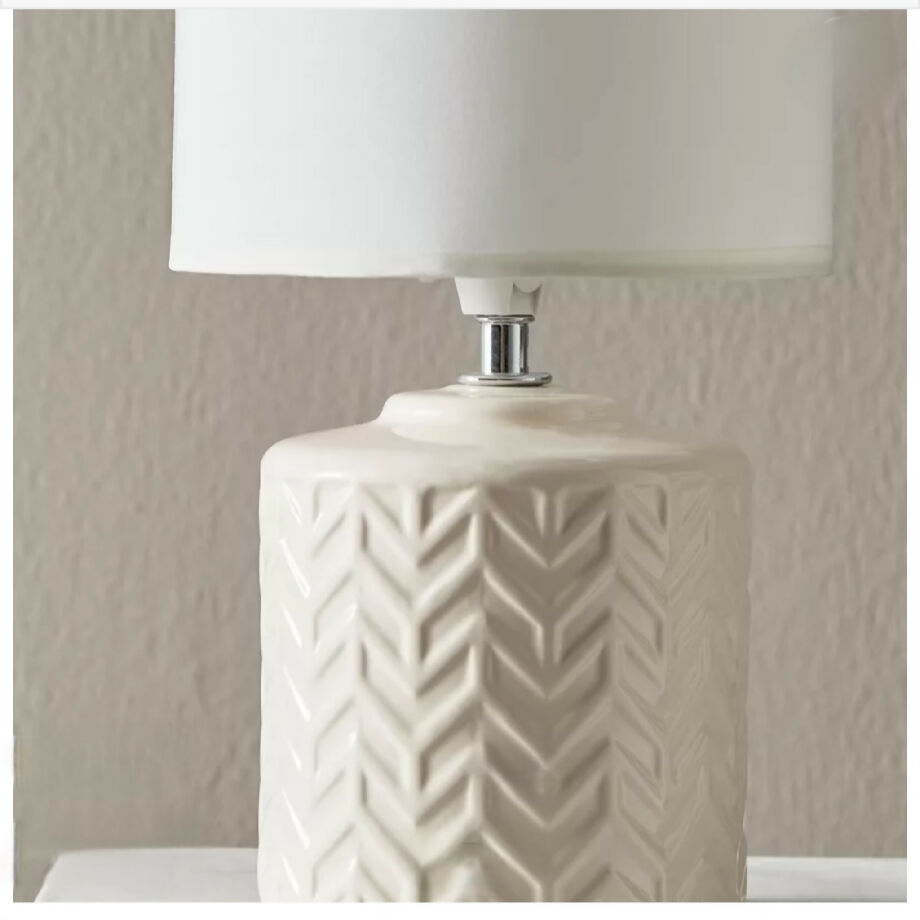 Skylar Ceramic Lamp Set of 2 – Modern Table Lamps for Home Décor