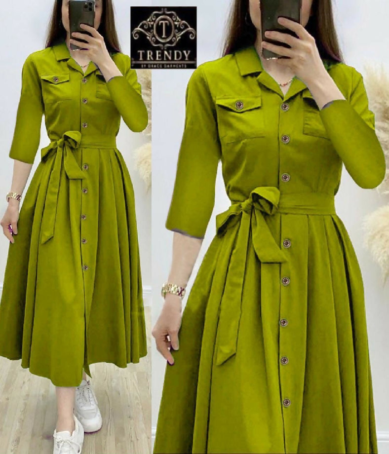 Girl's coat style dress