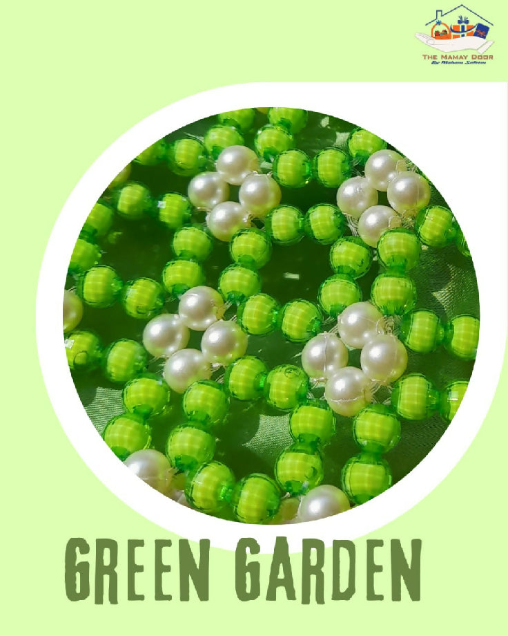 Green Beaded Handbag