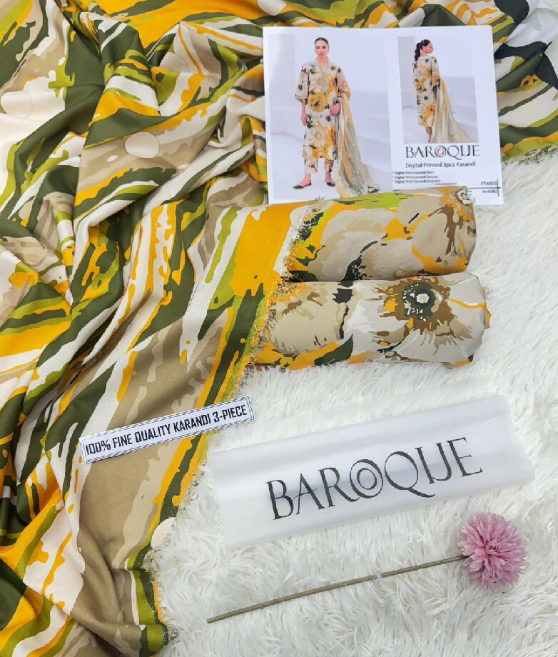 Winter 2025 Luxury Pure Karandi Collection – Digital Print 3 Piece Airjet Suit