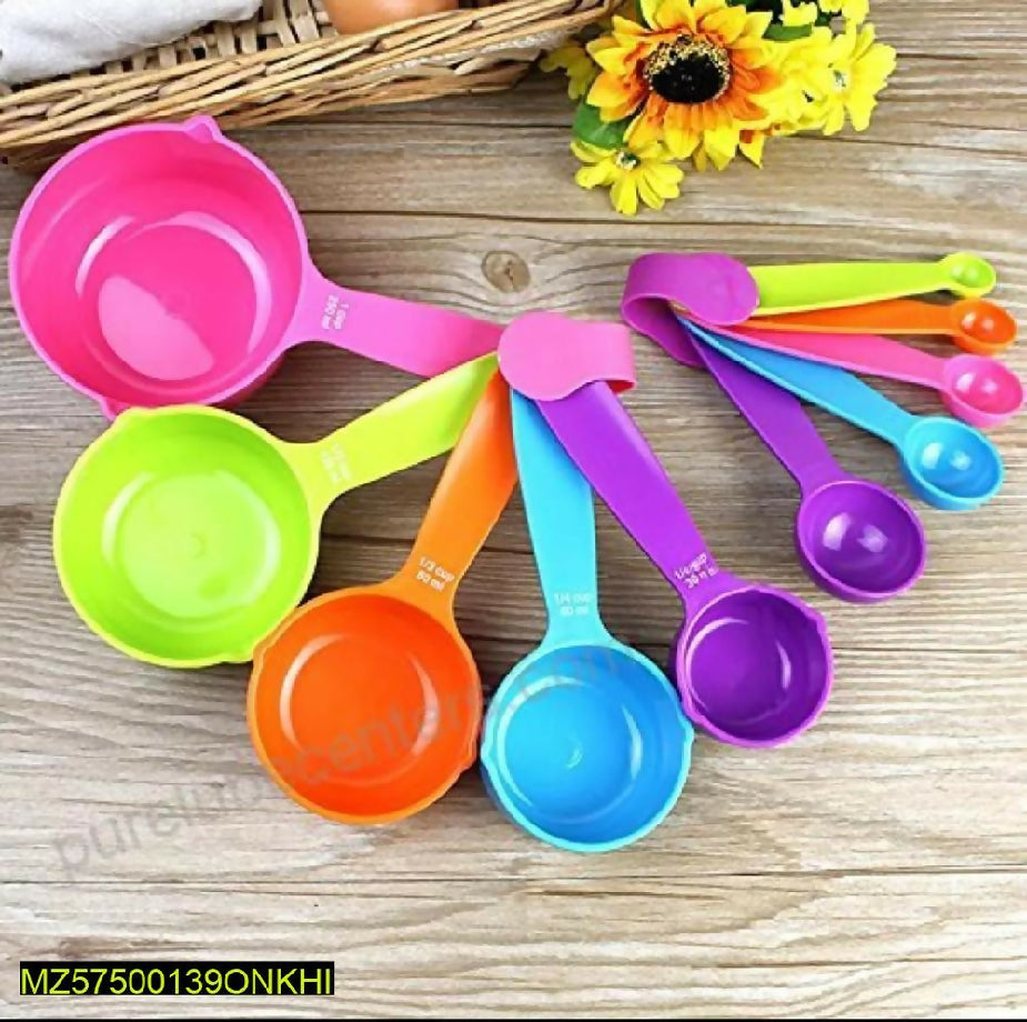 10 Pcs Measuring Spoons, Multicolor