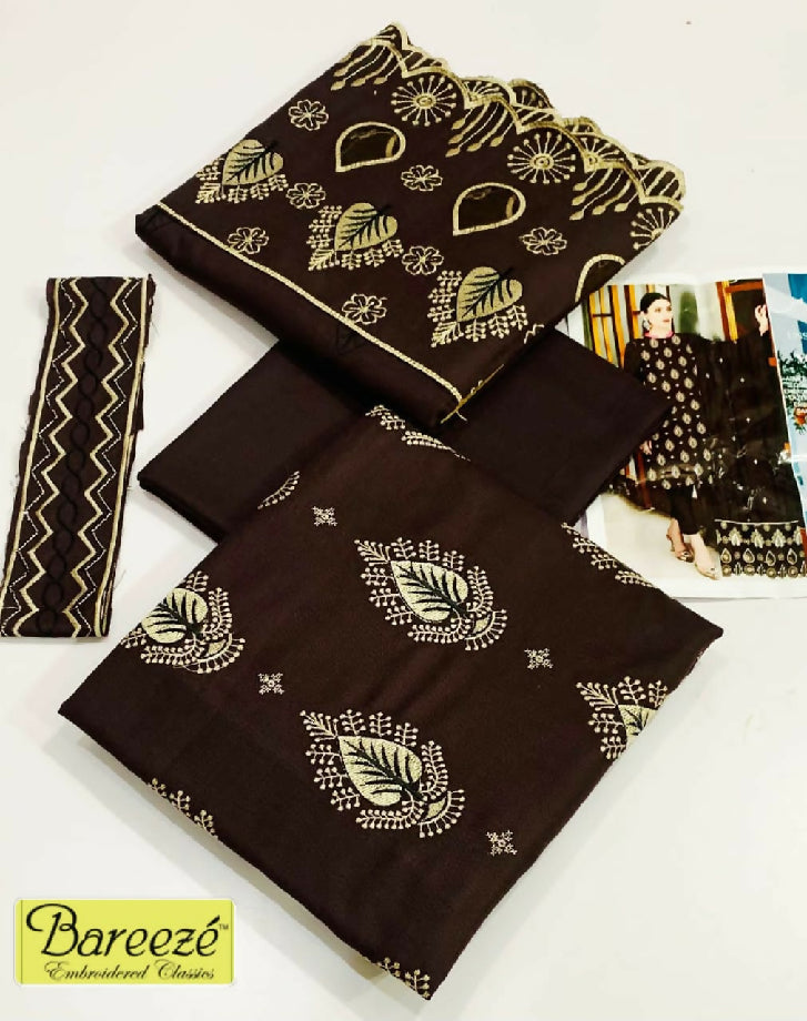 3 pc unstich khaddar