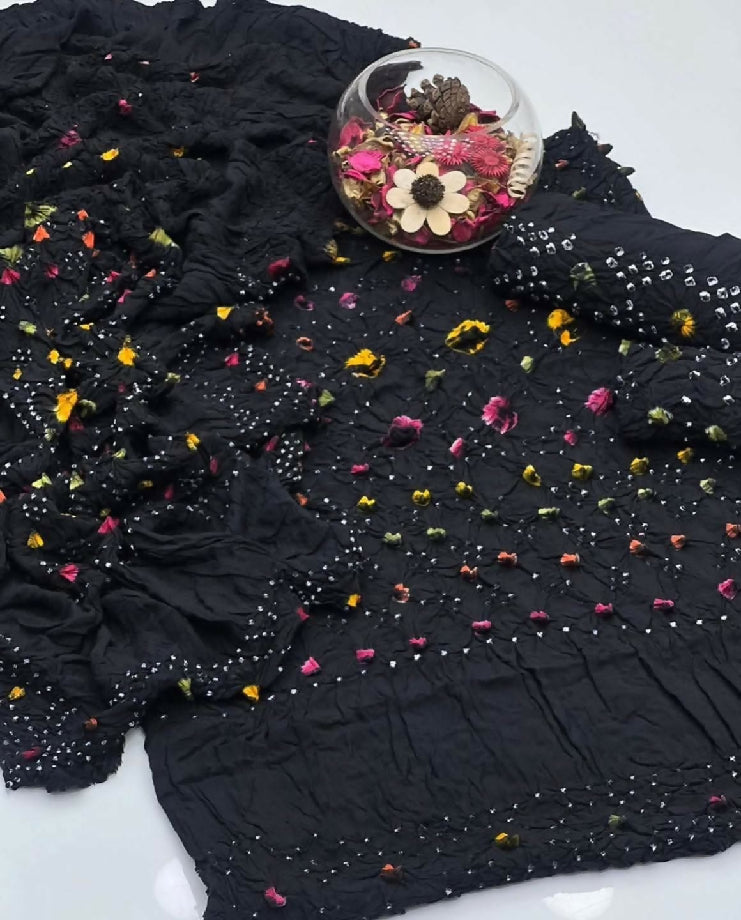 Chunri tie and dye suit