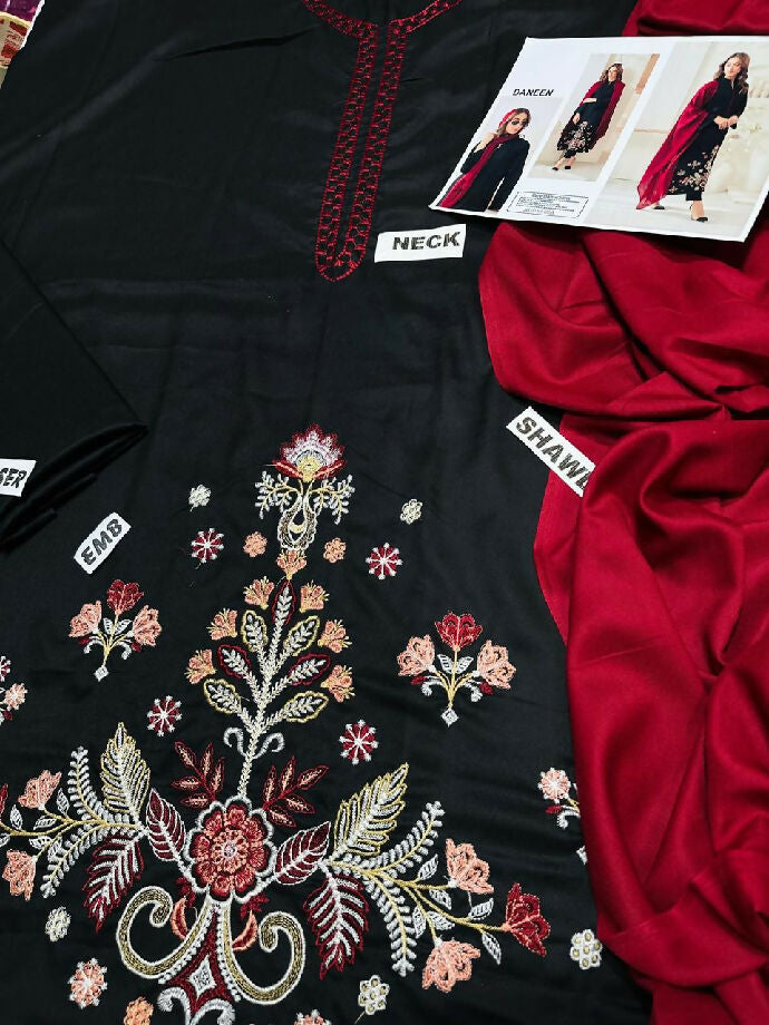 dhank 3 piece embroidery suit