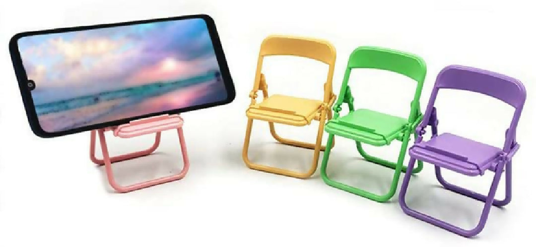 *Chair Shape Mobile Stand