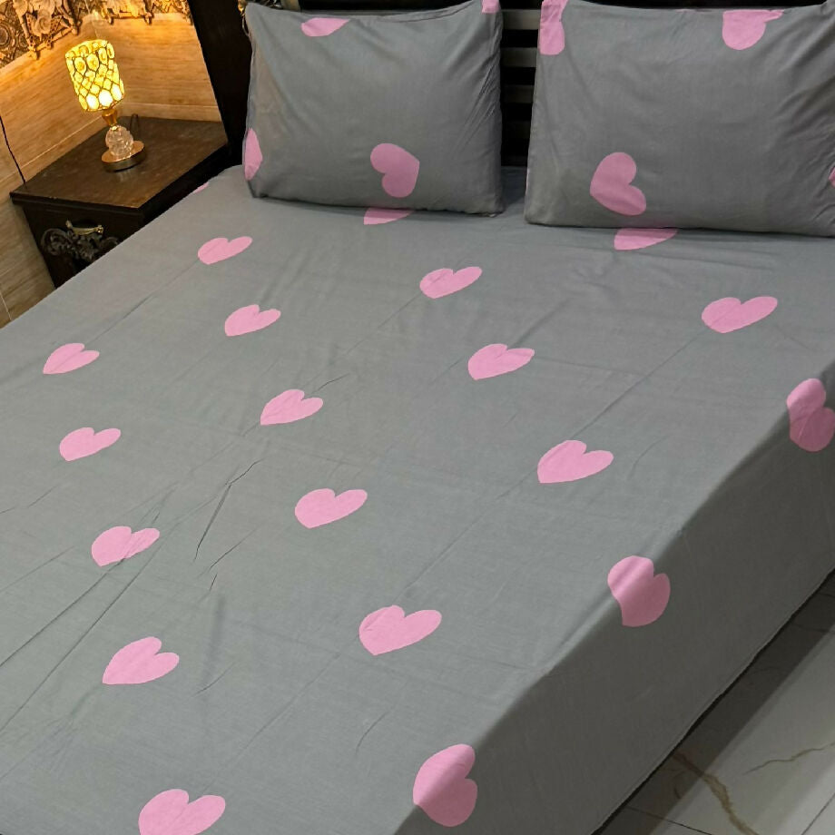 Double Bed King Size Cotton Bedsheet