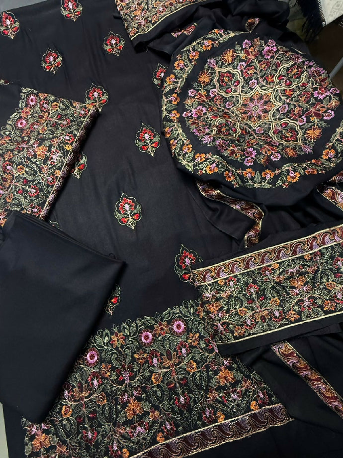 Luxury Embroidered 3pc Casual Winter Collection