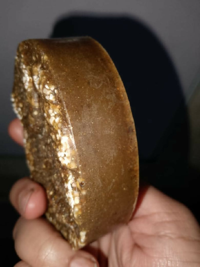 Product Name: All-in-One Herbal Glow Soap (Handmade & Natural)