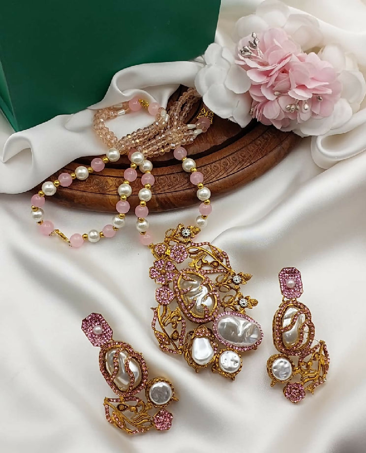 Turkish mother pearl mala set