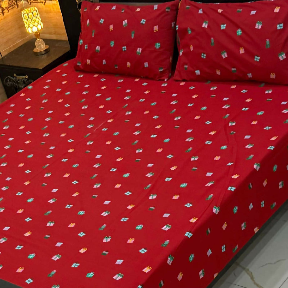 Double Bed King Size Cotton Bedsheet