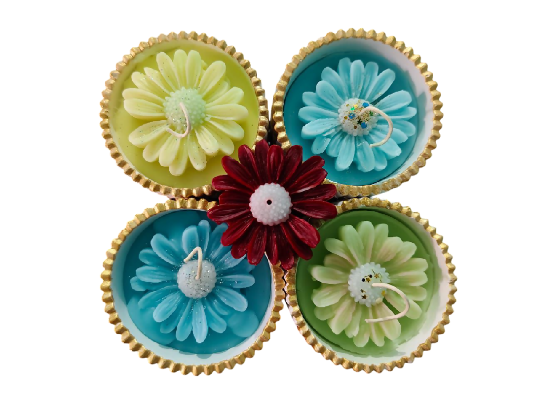 Daisy Flower scented candles