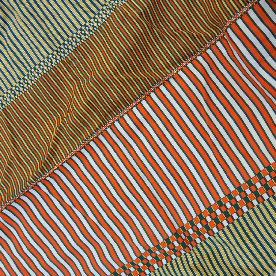 Multicolor Striped Warm Fabric (Imported)