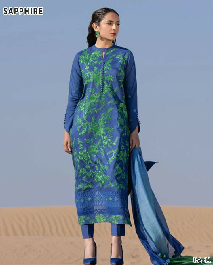 Winter collection 2025 3pcs embroidered