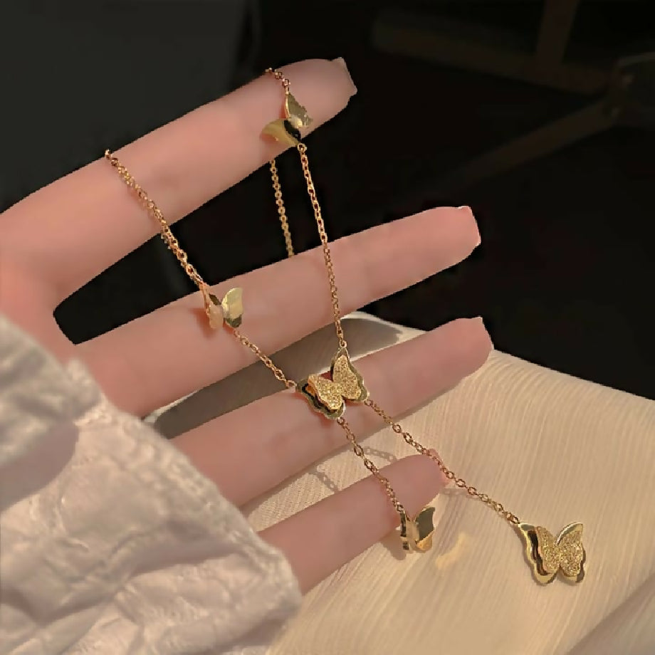 Butterfly stainless steel chain