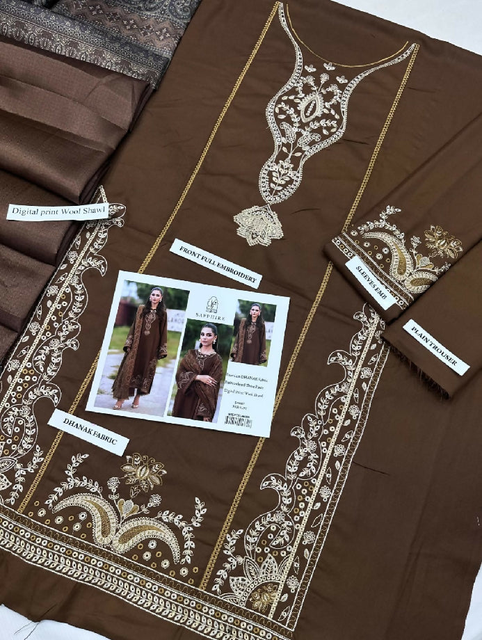 Luxury Embroidered winter collection For women