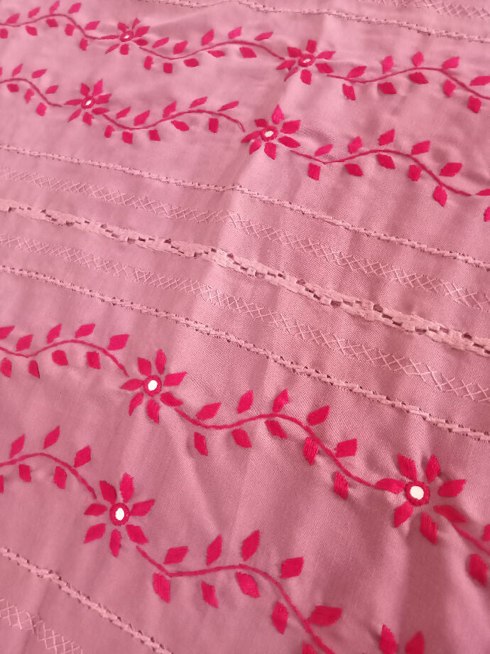 Heavy Hand Embroidered Swiss Chader