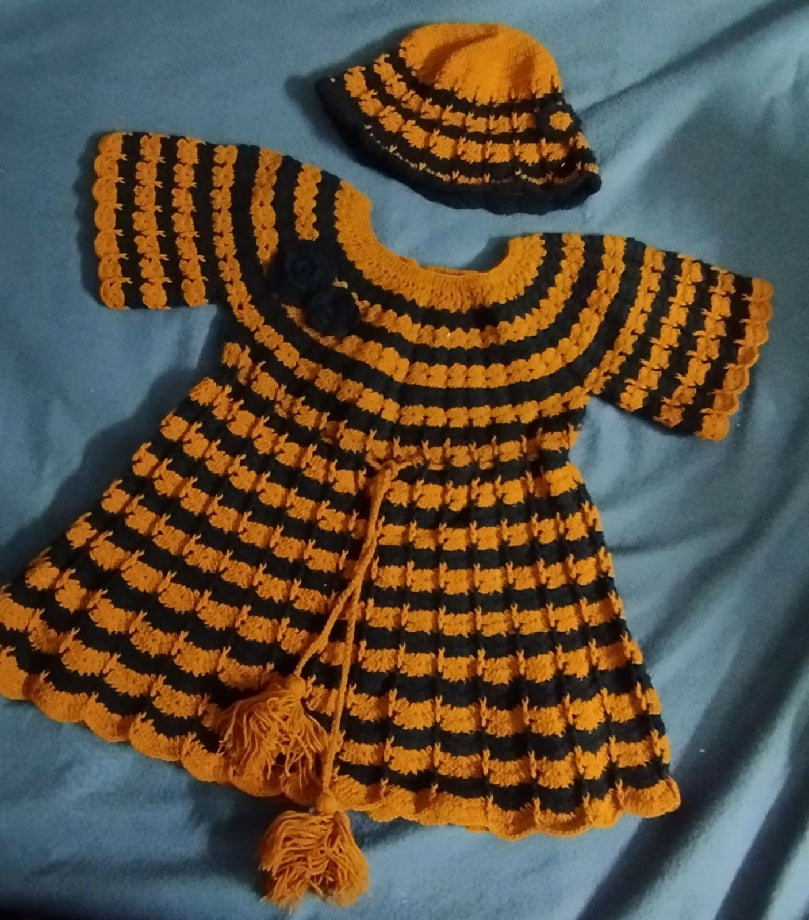 Baby Girl Crochet Frocks