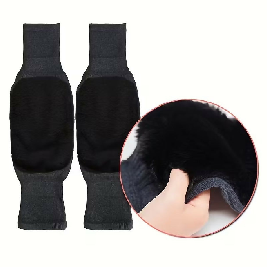 Warm Wool Knee Pads (Pair)