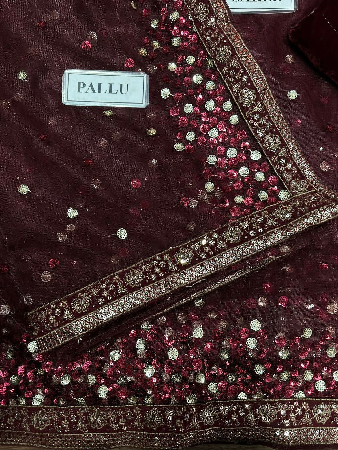 ASIM JOFA chiffon suit with malai trousers