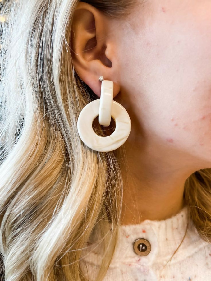 Ivory earrings