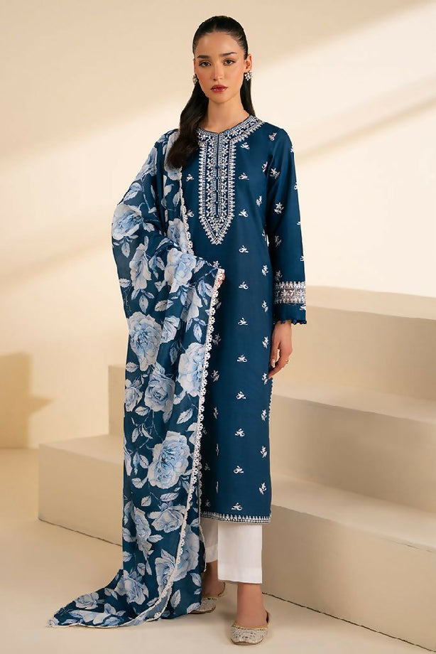 Women Embroided suit dhanak collection