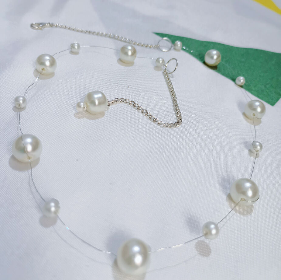 Handmade pearl necklace