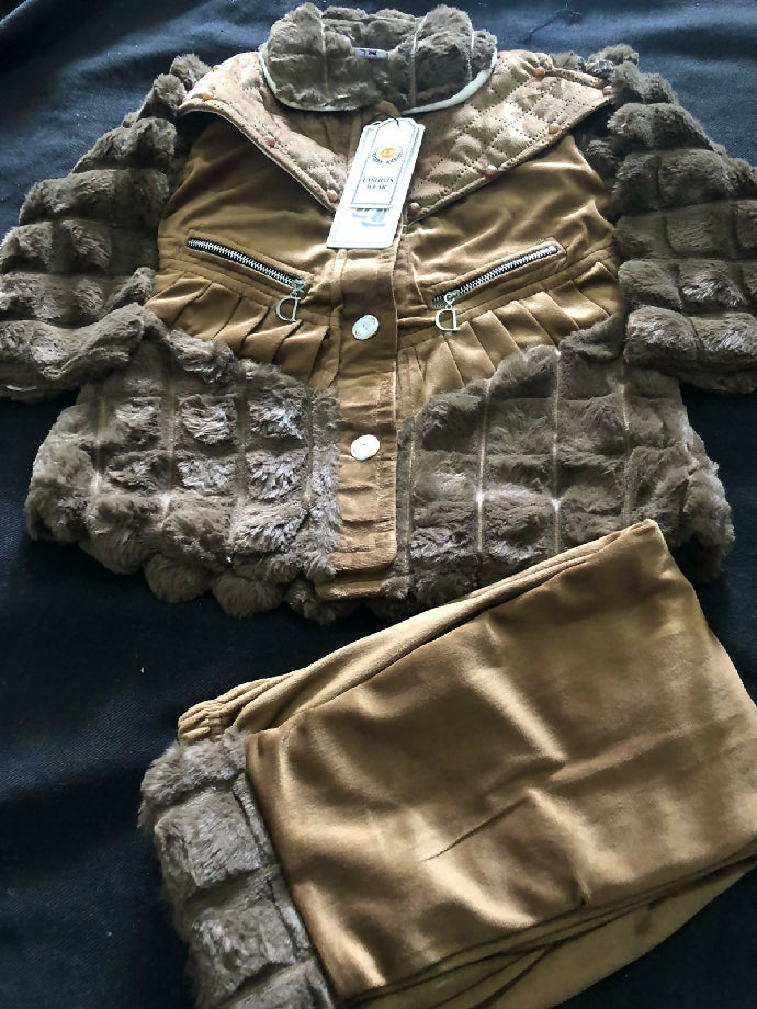 Baby puffer with pajama