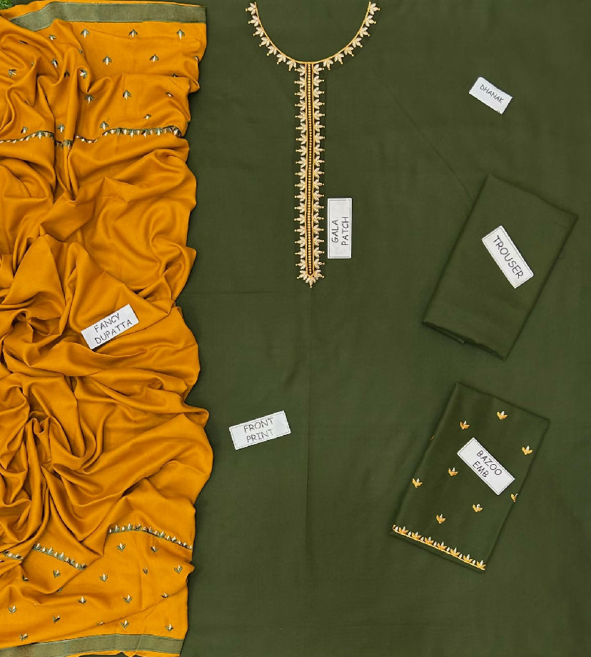 *? _WINTER'S COLLECTION_ ?* ? *CATEGORY : DHANAK 2PC EMBROIDERED* > DHANAK EMBROIDERED COLLECTION