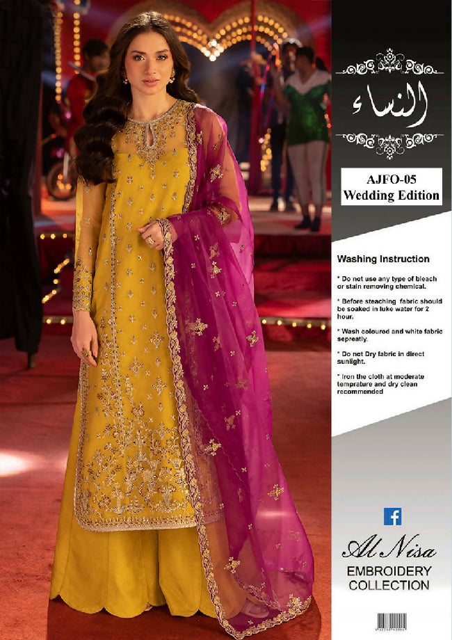 ASIM JOFA organza 3 pc suit