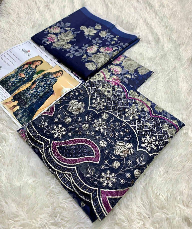 Ayzel Linen Allover 3PC