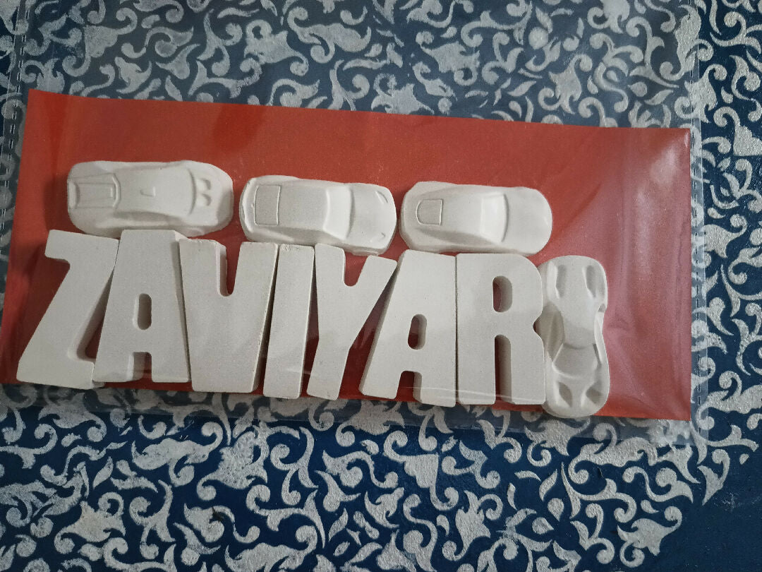 Customize name +ceramic toy+paints