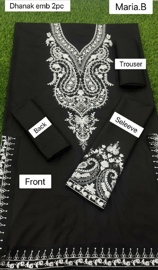 Embroidered Winter Collection 2-piece Fabric Dhanak