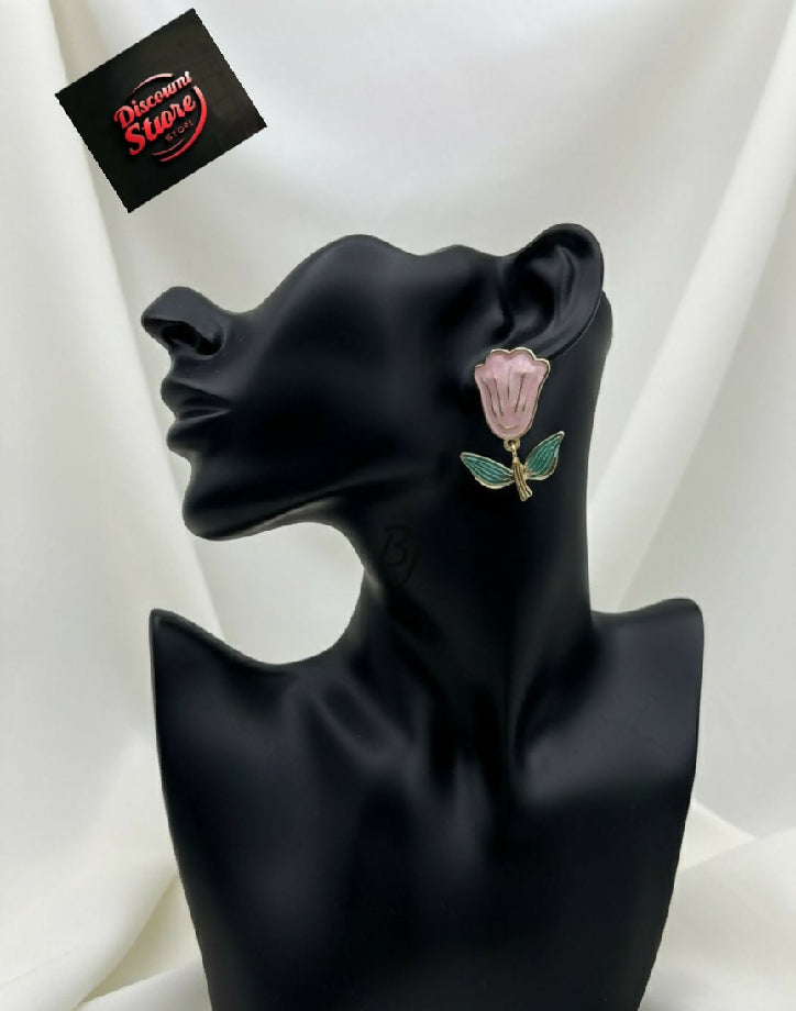 GOLD PLATED FLOWER STUD