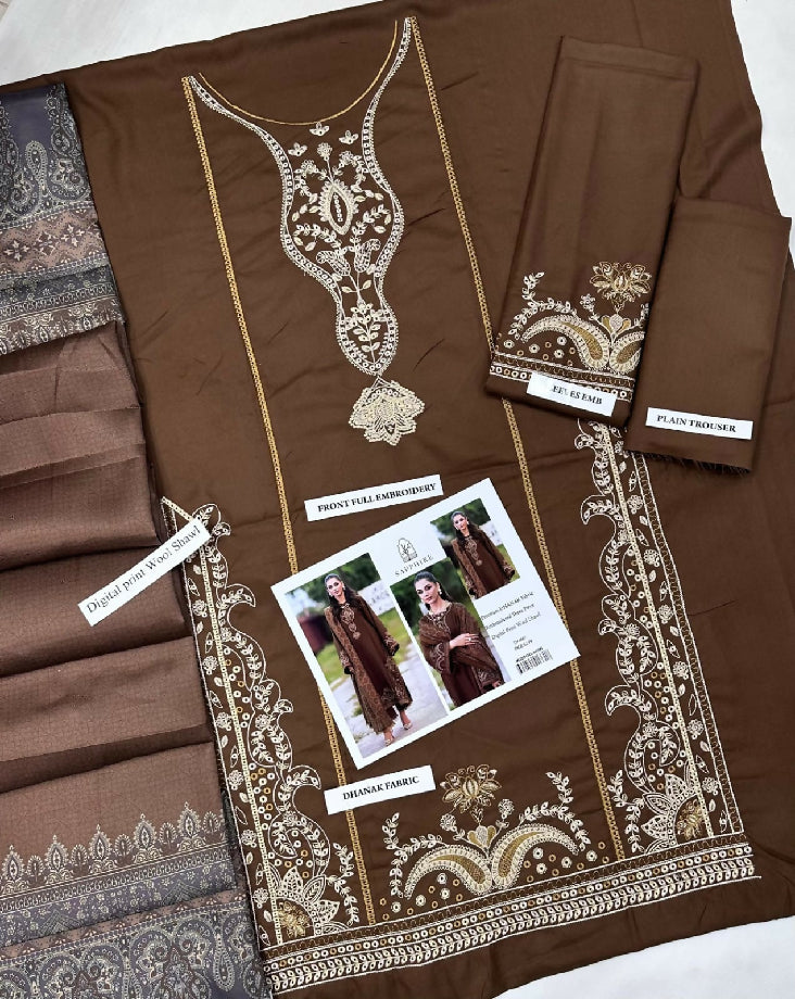 Luxury Embroidered winter collection For women