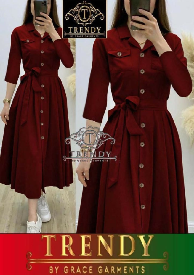 Girl's coat style dress